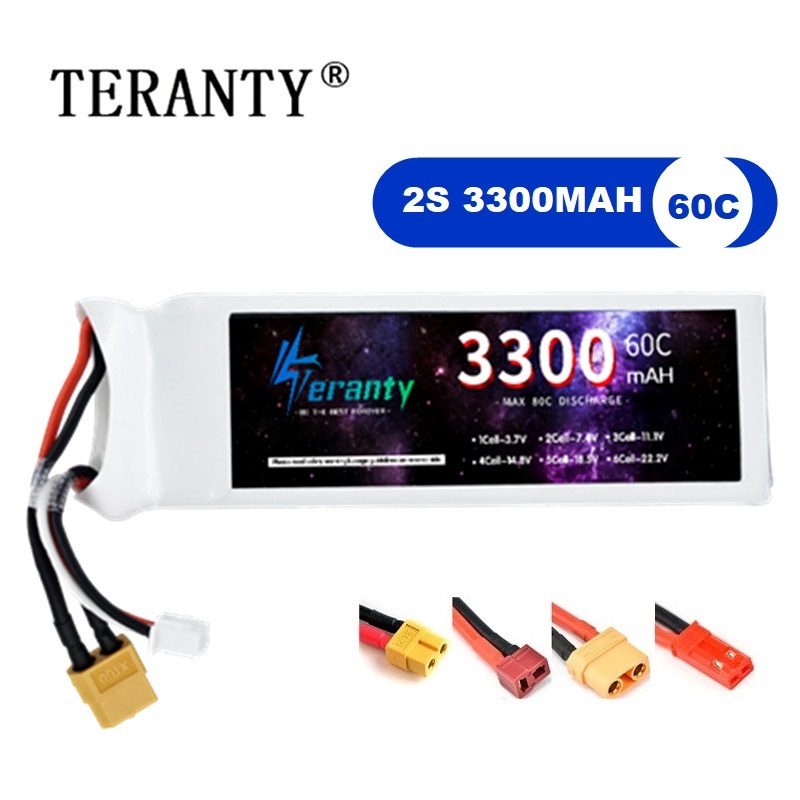 Drone Rc Leading - Batterie LiPo 2s 7.4V 3300mAh 60C