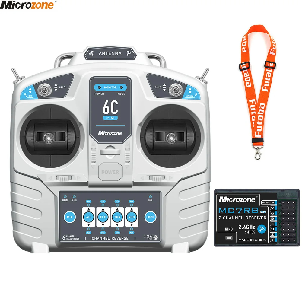 Drone Rc Leading - MicroZone-Contrôleur émetteur MC6C Mini V2 2.4G