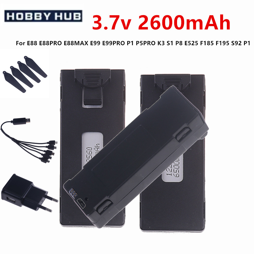 Drone S1S Rc Quadcopter - Batterie originale pour Drone E88 LS-S1S