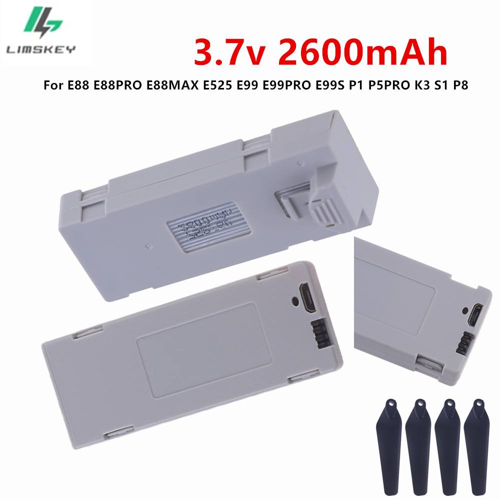 Drone S1S Rc Quadcopter - Batterie originale pour Drone E88 S1s