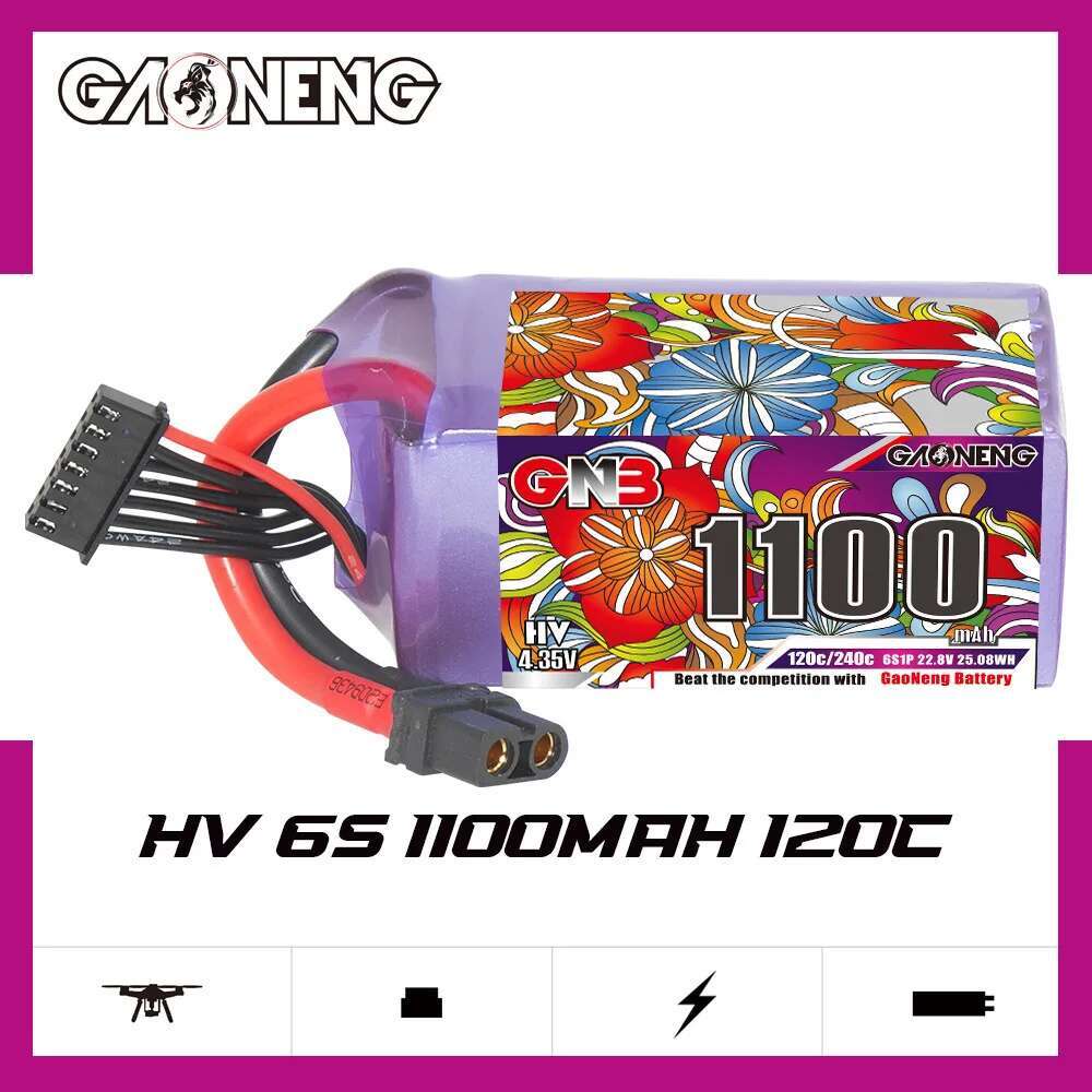 2 pièces GNB 6S Lipo batterie  - Drone Rc Leading avis et prix