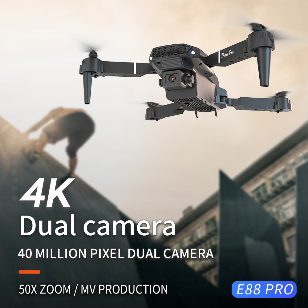 Nouveau Drone RC Professionnel - Drone E88 Rc Quadcopter avis et prix