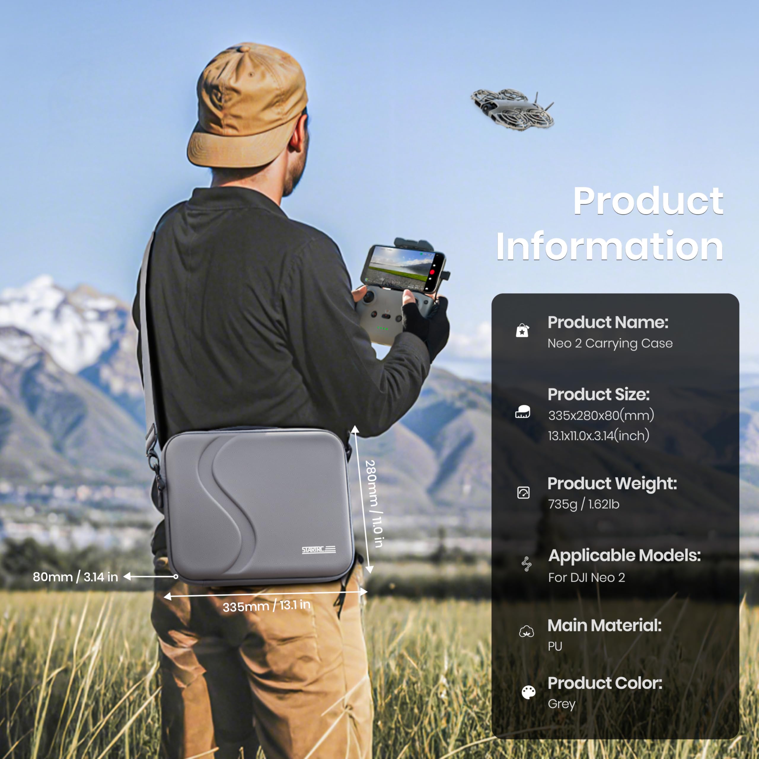 Étui de transport pour accesso - Drone Rc Cover avis et prix