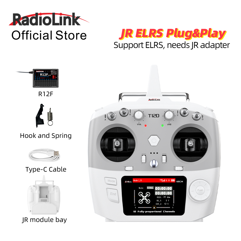 Module RadioLink T12D JR 12CH  - Drone Rc Leading avis et prix