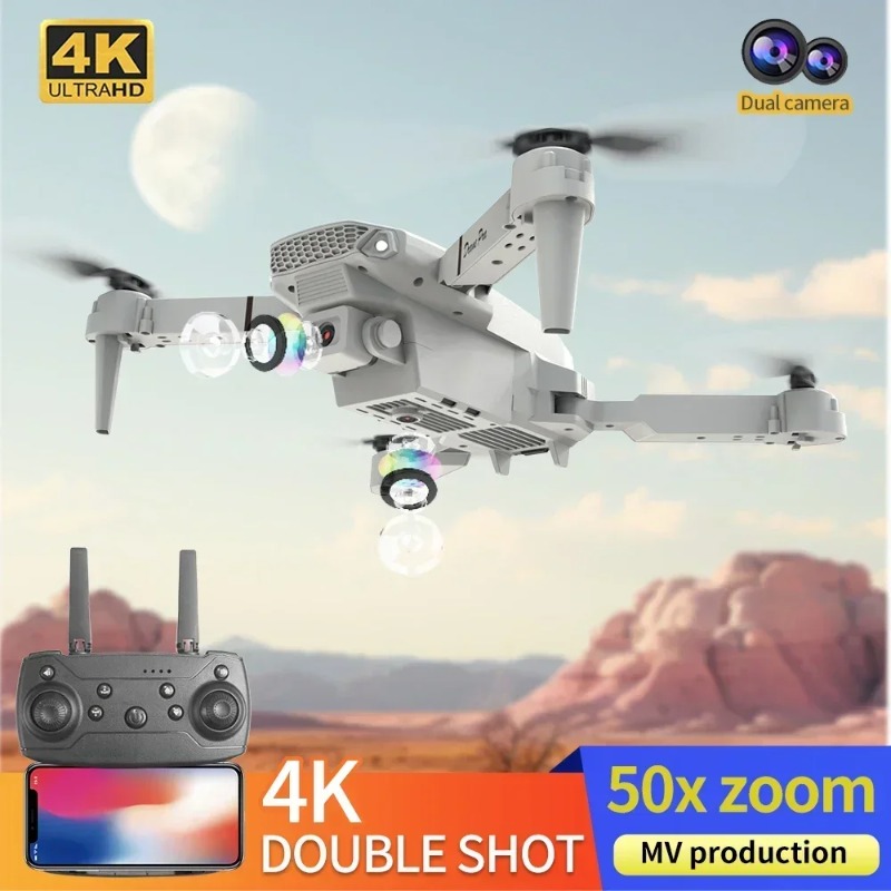 Mini drone E88 avec caméra HD  - Drone E88 Rc Quadcopter avis et prix