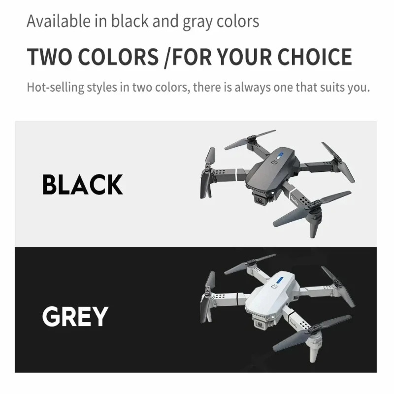 Mini drone E88 avec caméra HD  - Drone E88 Rc Quadcopter avis et prix