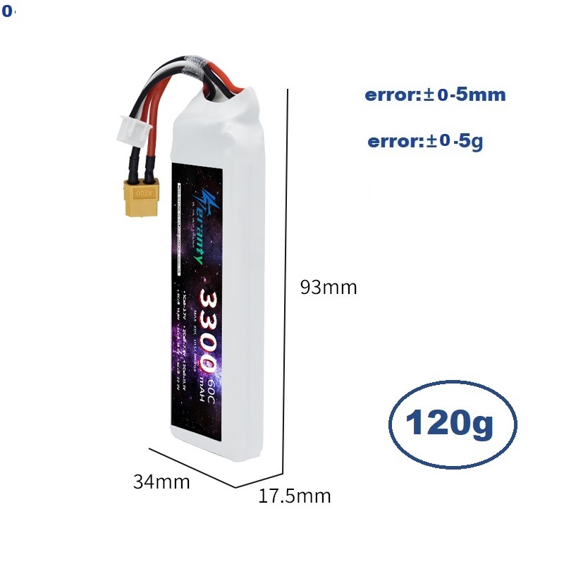 Batterie LiPo 2s 7.4V 3300mAh  - Drone Rc Leading avis et prix