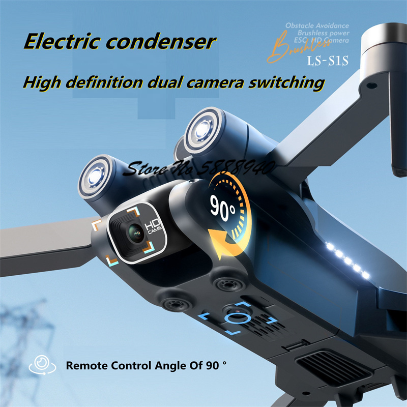 Drone pliable à contrôle à dis - Drone S1S Rc Quadcopter avis et prix