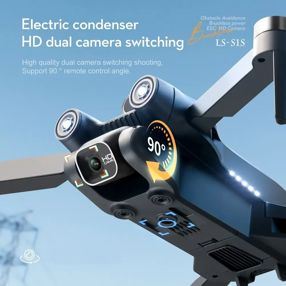 Drone S1S sans balais, caméra  - Drone S1S Rc Quadcopter avis et prix