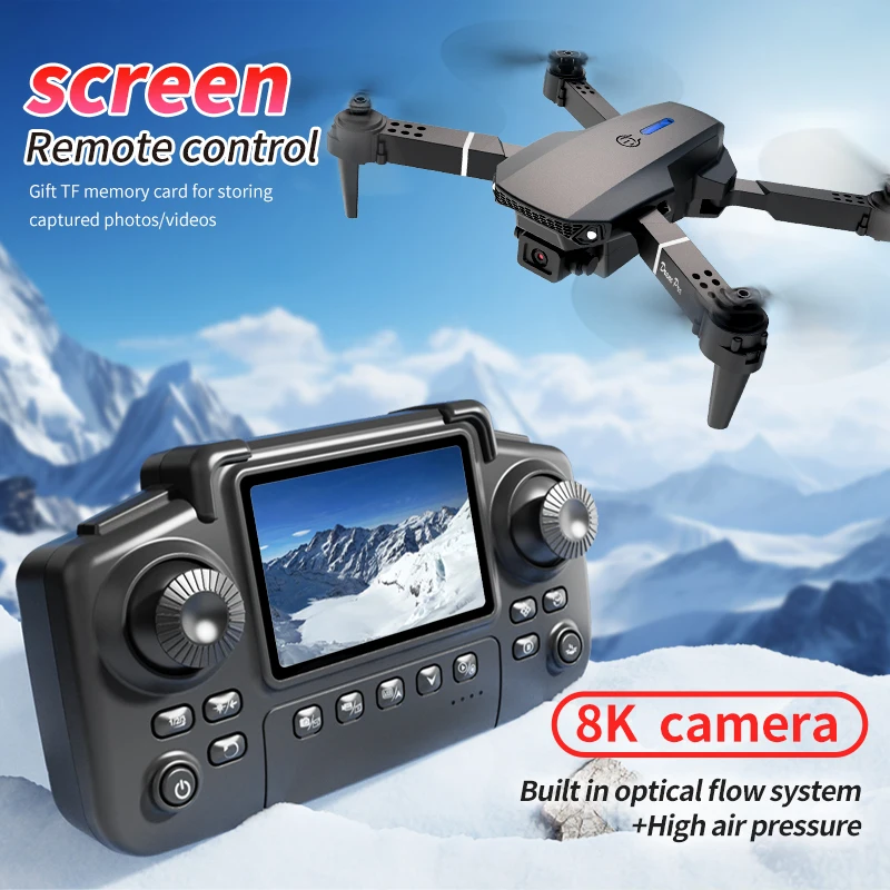 Drone E88 PRO avec écran, camé - Drone E88 Rc Quadcopter avis et prix